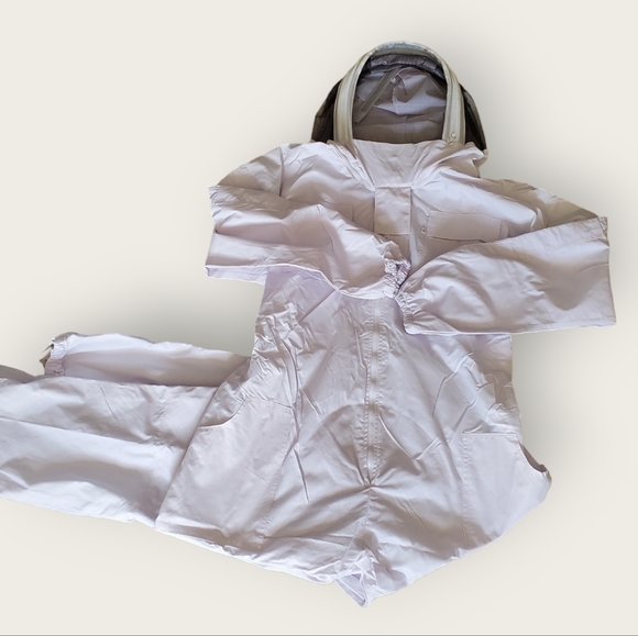 NEW Beekeepers Cotton Coverall With Detachable Veil Hood Size XXL - Picture 13 of 16